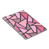 Carnet Nuances de motif en vitrail de corail (Côté Droit)