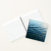 Carnet Nuances d'eau bleue Photographie de la nature Abst (Intérieur)