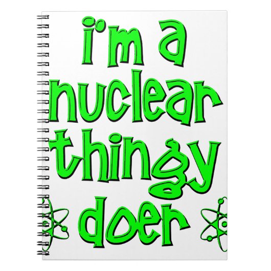 Carnet nucléaire drôle (Devant)