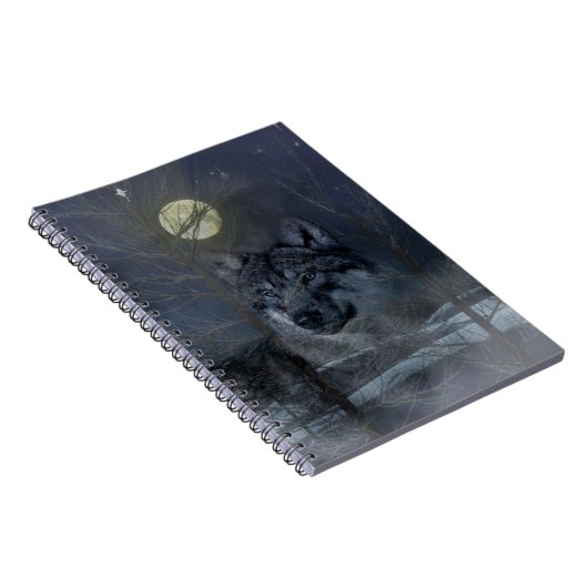 Carnet Nuit de la Lune de l'Esprit du Loup (Côté Droit)