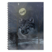Carnet Nuit de la Lune de l'Esprit du Loup (Devant)