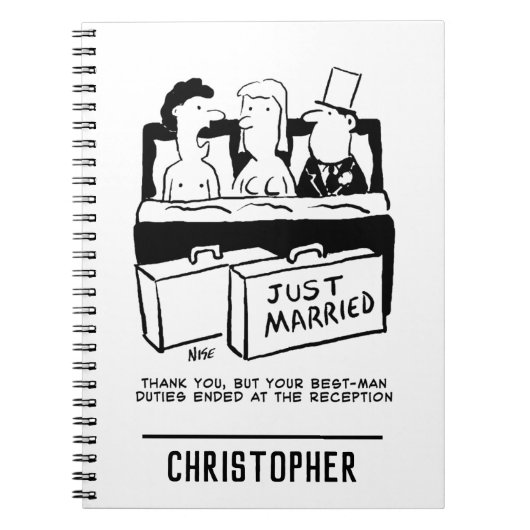 Carnet Nuit de Mariage de lune de miel pour mariée et cha (Devant)