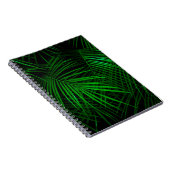 Carnet Nuit en forêt tropicale. Feuilles de palmes éclair (Côté Droit)
