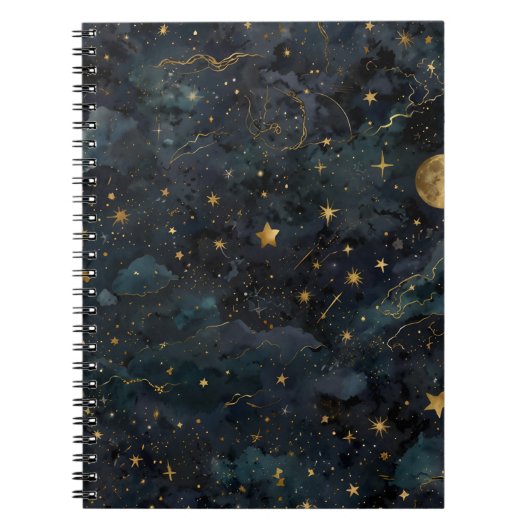 Carnet Nuit étoilée céleste (Devant)