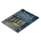 Carnet Nuit étoilée de Vincent van Gogh | au-dessus du (Côté gauche)