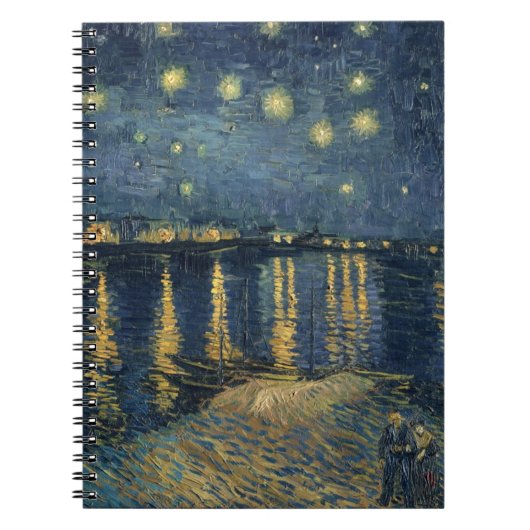Carnet Nuit étoilée de Vincent van Gogh | au-dessus du (Devant)
