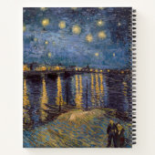 Carnet Nuit étoilée sur le Rhône par Vincent Van Gogh (Dos)
