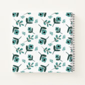 Carnet Nuit florale du jardin bleu (Dos)