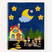 Carnet Nuit Magique d'Aventure de Camping avec les Scouts (Devant)