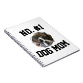 Carnet Number 1 Dog Mom Mum Mother's Day Pet Lovers (Côté Droit)