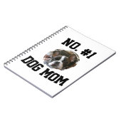 Carnet Number 1 Dog Mom Mum Mother's Day Pet Lovers (Côté gauche)