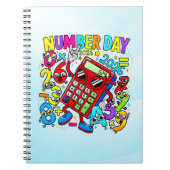 Carnet Number Day Maths Notebook | Fun Colourful Numbers (Devant)