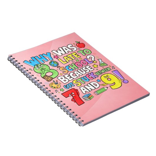 Carnet Number Day Maths Notebook | Funny Numbers Joke (Côté Droit)