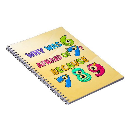 Carnet Number Day Maths Notebook | Funny Numbers Joke (Côté Droit)