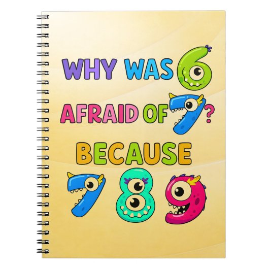 Carnet Number Day Maths Notebook | Funny Numbers Joke (Devant)