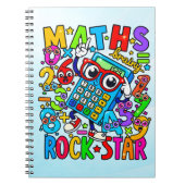 Carnet Number Day Maths Notebook | Maths Rock Star (Devant)