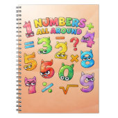 Carnet Number Day Maths Notebook | Numbers All Around (Devant)