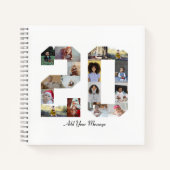 Carnet Numéro 20 Collage photo (Devant)