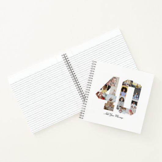 Carnet Numéro 40 - Collage photo (Intérieur)