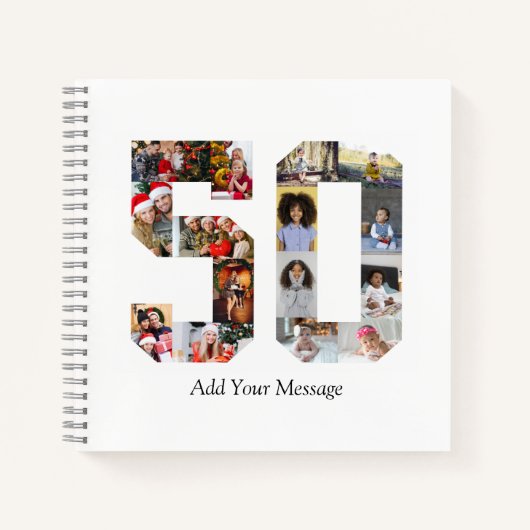 Carnet Numéro 50 Collage photo (Devant)