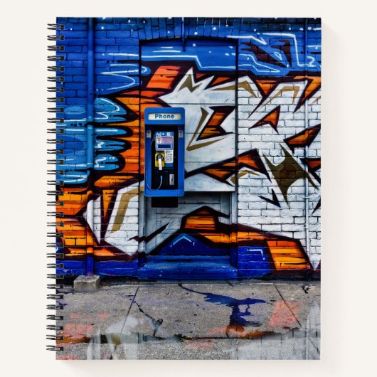 Carnet Numéro de cabine de téléphone 12 - Réflexion de la (Devant)