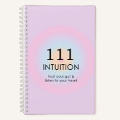 Carnet Numérologie moderne des nombres anges 111 Intuitio (Recto)
