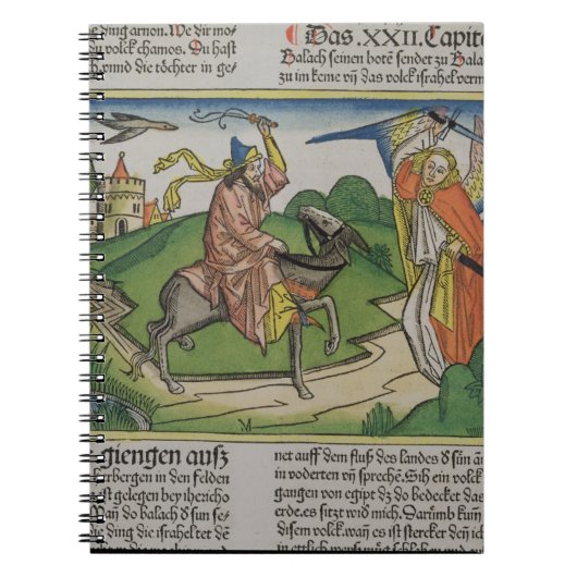 Carnet Numéros 22 âne parlant de 20-35 Balaam, du 'N (Devant)