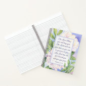 Carnet Numéros 6 24-26 Le Seigneur vous bénisse Fleurs (Intérieur)