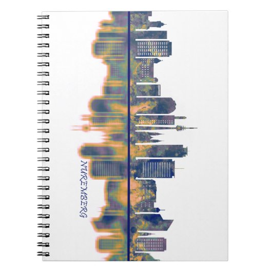 Carnet Nuremberg Skyline (Devant)