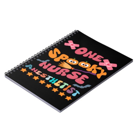 Carnet Nurse Anesthetist - One Spooky Nurse Anesthetist - (Côté gauche)