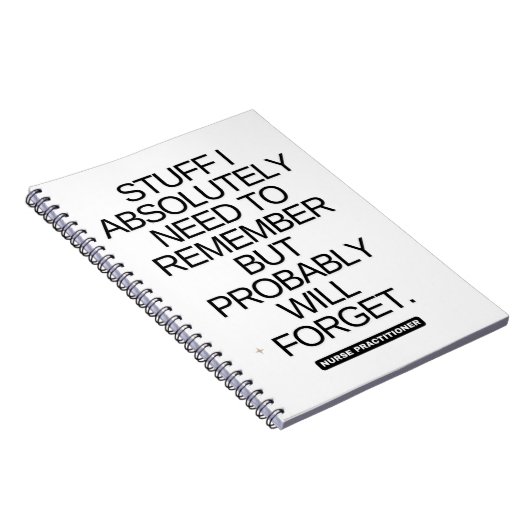 Carnet Nurse Practitioner (Côté Droit)