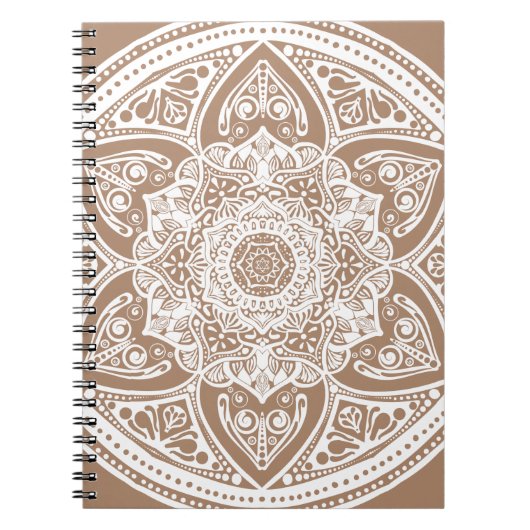 Carnet Nutmeg Mandala (Devant)