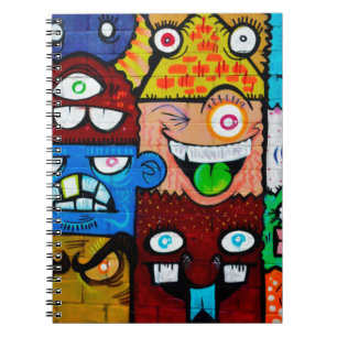 Carnet NY Graffiti Street Art - Mignons monstres soyeux