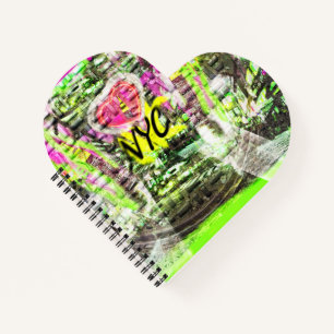 Carnet NYC New York City Grafitti Neon Photo Pad
