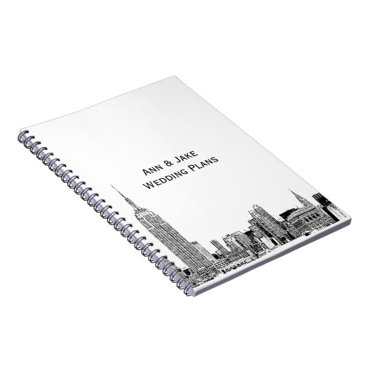 Carnet NYC Skyline Etched 01 (Côté Droit)
