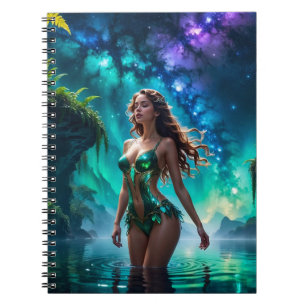 Carnet Nymphe de l'eau du lac galactique