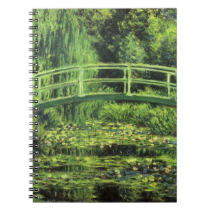 Carnet Nymphéas blancs par Claude Monet, Art Vintage