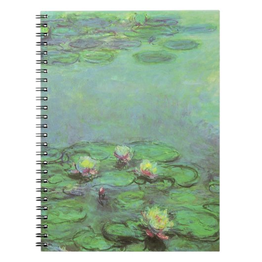Carnet Nymphéas par Claude Monet, Impressionnisme Vintage (Devant)