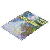 Carnet Nymphéas, peinture célèbre, (Côté gauche)