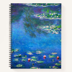 Carnet Nymphéas vintage par Claude Monet