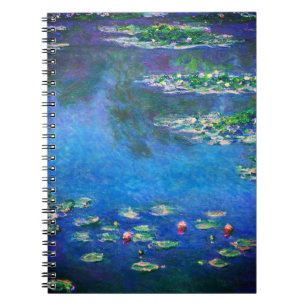 Carnet Nymphéas vintage par Claude Monet