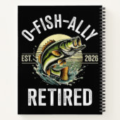 Carnet O-Fish-Ally Retraité Pêcheur 2026 Pêche (Dos)