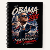 Carnet Obama 2028 Puisque les règles n'existent plus (Devant)