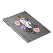 Carnet OBGYN Anatomie Florale Art Womb Baby Design 1 (Côté Droit)