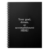 Carnet Objectif personnalisé (Devant)