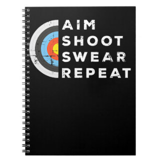 Carnet Objectif Tir Sweat Répéter Costume d'arc Archer Ca