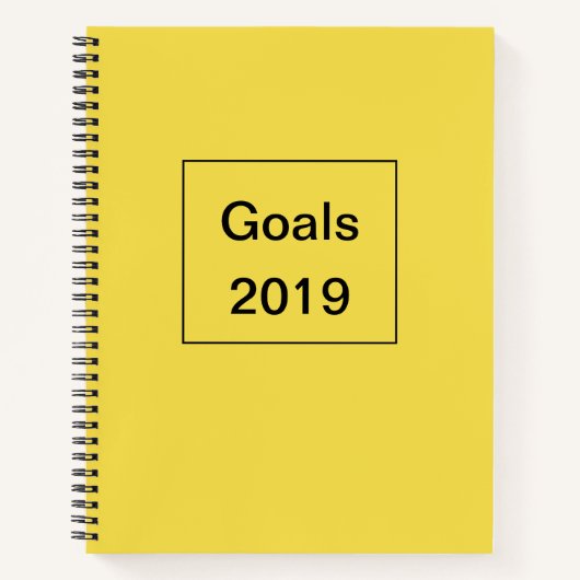Carnet Objectifs 2019 - (Devant)
