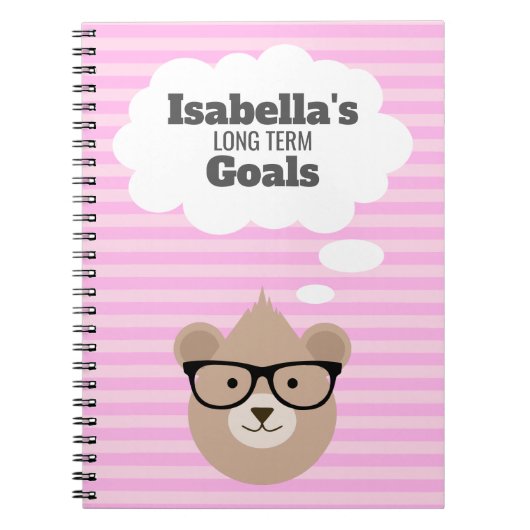 Carnet Objectifs à long terme (Devant)