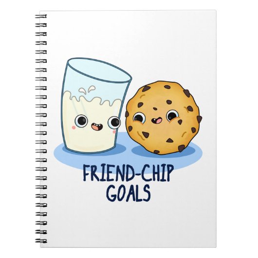Carnet Objectifs Friend-Chip Blagues sur les biscuits au (Devant)