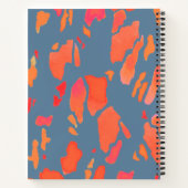 Carnet Objet Abstrait tendance BOHO Orange (Dos)